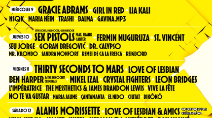 Cartel Cruilla 2025 lineup