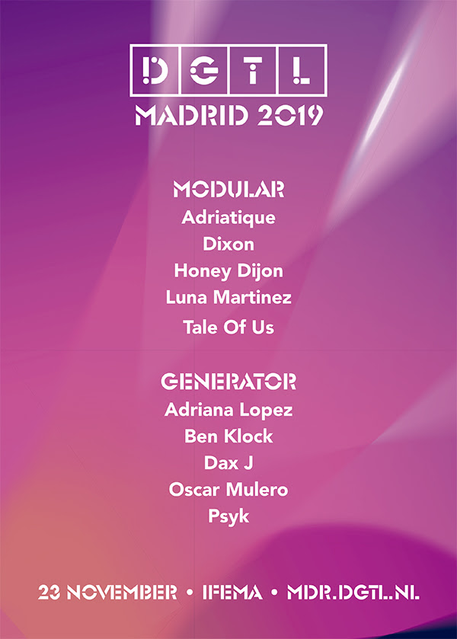 Cartel DGTL Madrid