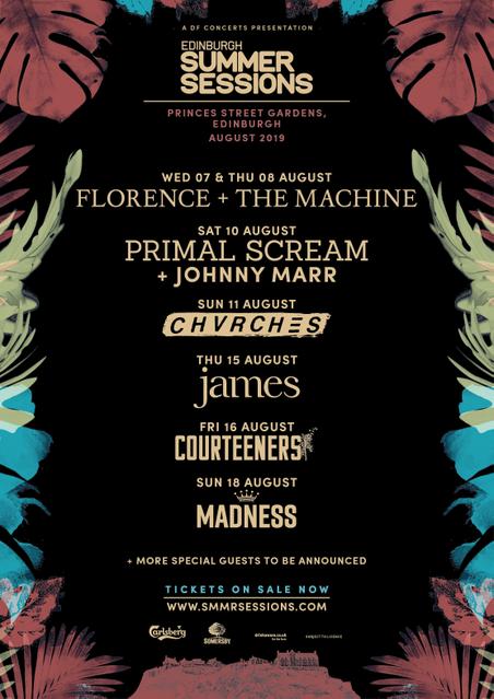 Edinburgh Summer Sessions Line Up