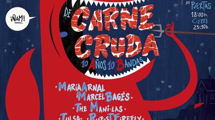 Cartel El Festin de Carne Cruda Sala But