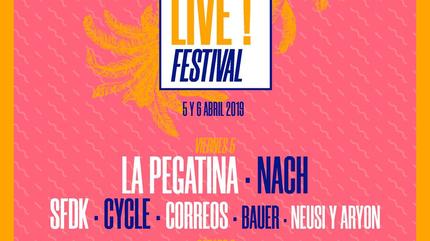 Cartel por días Elche Live 2019