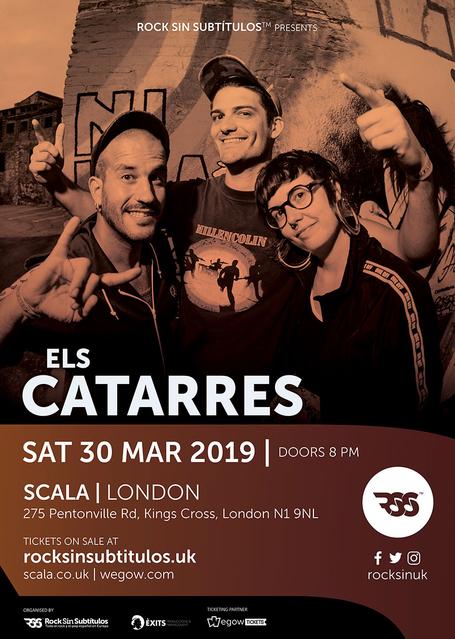 Sábado 30 marzo 2019 / 20 horas @ Scala, Londres