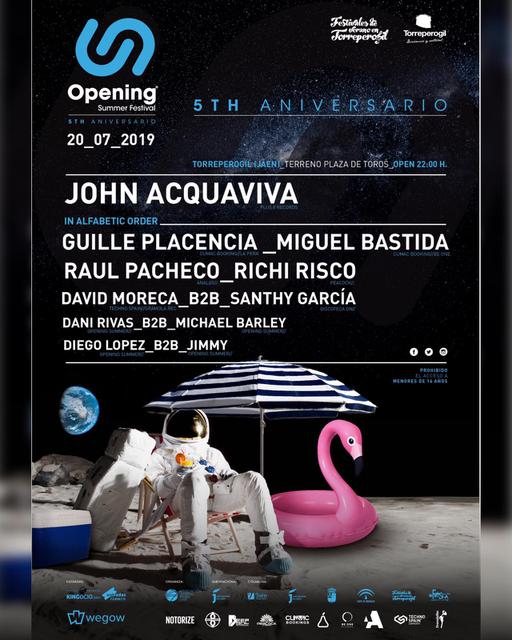 Line up completo de OSF 2019