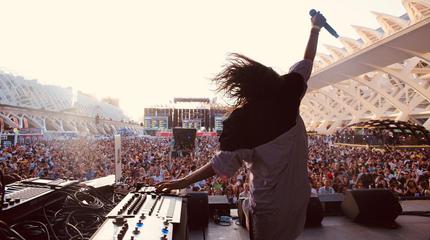 Foto desde el escenario Festival de les Arts