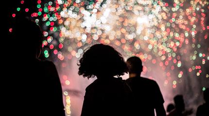 Foto fuegos artificiales Festival de les Arts Valencia