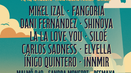 Cartel confirmaciones entradas Mediterranea 2025 Gandía