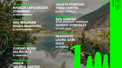 Pirineos sur cartel artistas 2025
