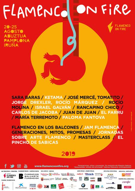 Cartel Flamenco on Fire 2019