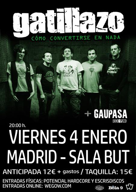 GATILLAZO - SALA BUT - 4 ENERO