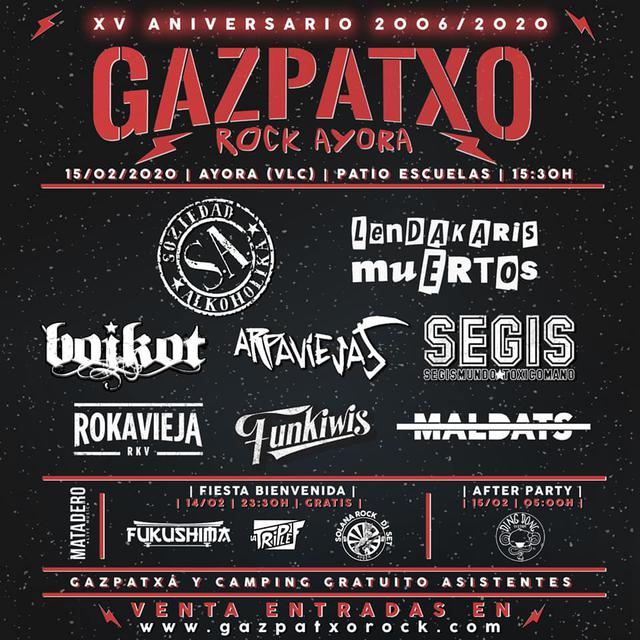 Cartel del Gazpatxo Rock 2020