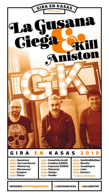 Gira en Kasas 2019: La Gusana Ciega | Puebla
