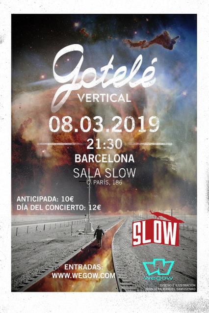 Día: 08/03/2019
Hora: 21:30
Sala Slow (C/Paros, 186; Barcelona)
Entrada anticipada: 10€
Entrada taquilla: 12€
