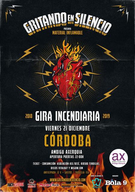 GRITANDO EN SILENCIO - MATERIAL INFLAMABLE