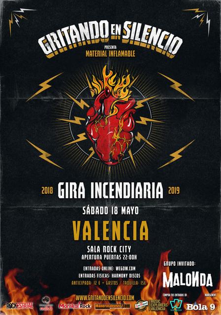 GRITANDO EN SILENCIO - VALENCIA