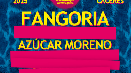 Cartel artistas Horteralia Cáceres 2025