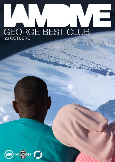 Póster del concierto de I am Dive en George Best Club, Valencia, el 26 de octubre de 2019.