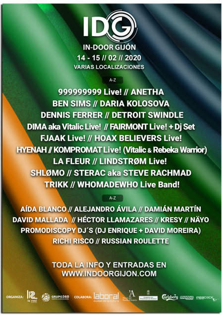 Cartel del In Door Festival 2020