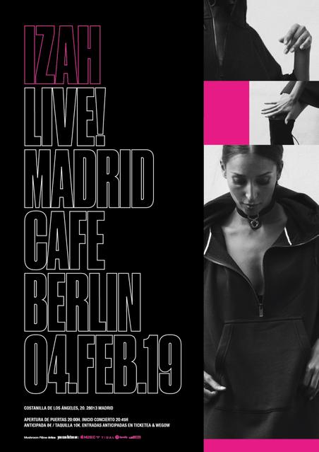 Izah en Café Berlín, Madrid