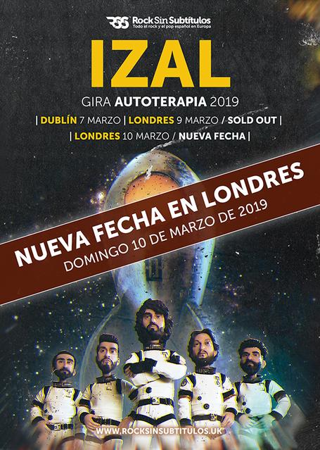 Domingo 10 de Marzo 2019, 18 horas @ The Grand, Londres