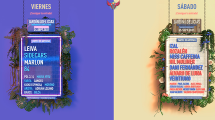 Carteles jardin de las delicias 2021