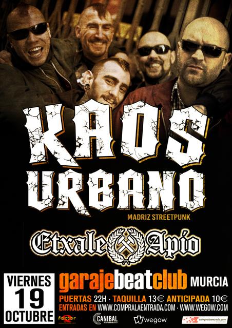 Kaos Urbano + Etxale Apio en Murcia