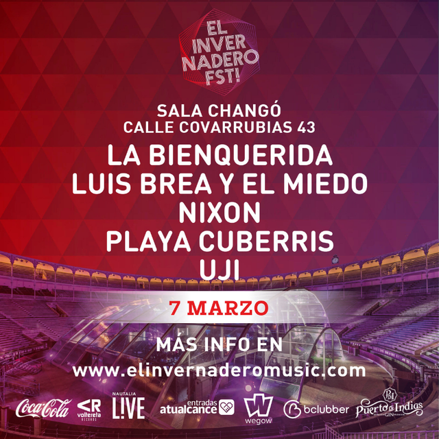 La Bien Querida + Luis Brea + Uji + Alien Tango en Invernadero FEST!