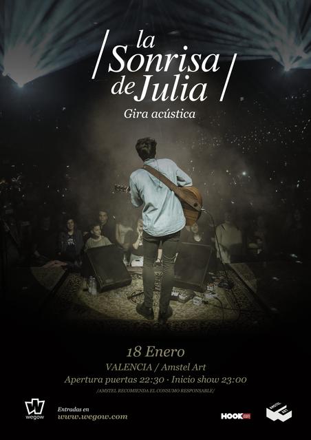 Cartel La Sonrisa de Julia Valencia