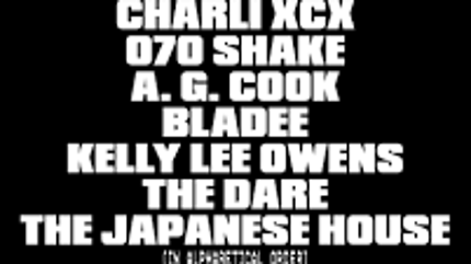 Lido Festival 2025 14 june full line up Charli XCX