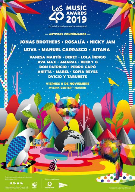 Los40 Music Awards 2019