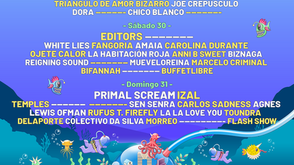 Low Festival 2022 Cartel por días