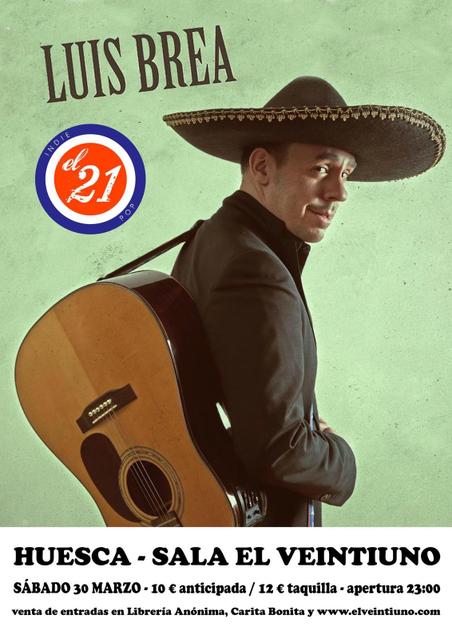 Concierto de Luis Brea en El Veintiuno