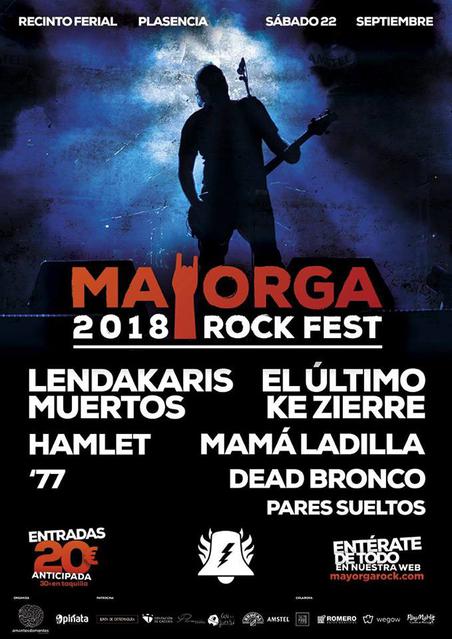 Entradas Mayorga Rock 2018