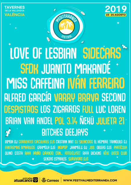 Cartel Mediterránea Festival 2019