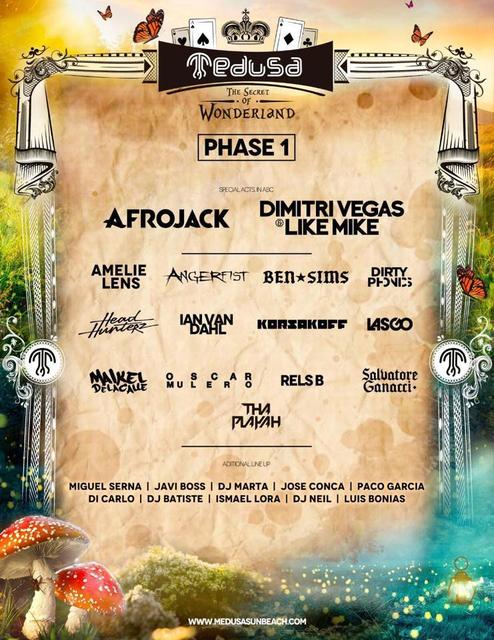 Confirmaciones Medusa Sunbeach Festival 2019, line-up
