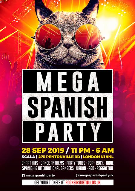 Sábado 28 Septiembre 2019 // 11 pm a 6 am // @ Scala, Kings Cross, Londres