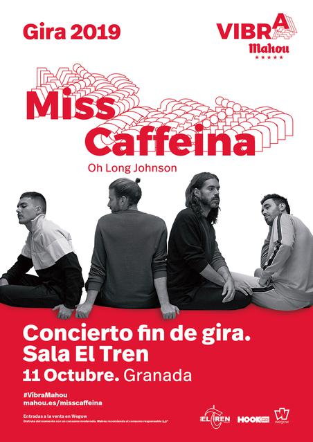 Concierto de Miss Caffeina en la sala El Tren de Granada