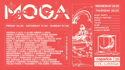 Moga Caparica Festival 2025 Full lineup