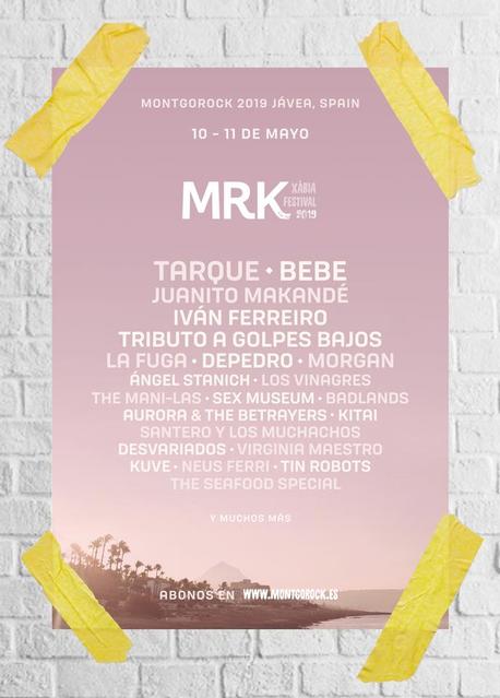 Cartel primeras confirmaciones MontgoRock 2019
