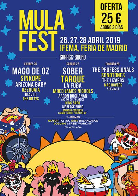 Cartel Mulafest 2019 confirmaciones
