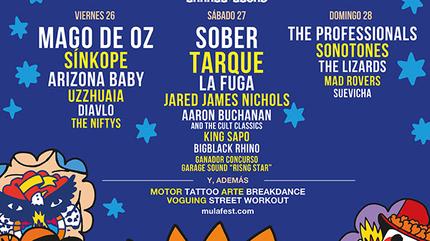 Cartel Mulafest 2019 confirmaciones