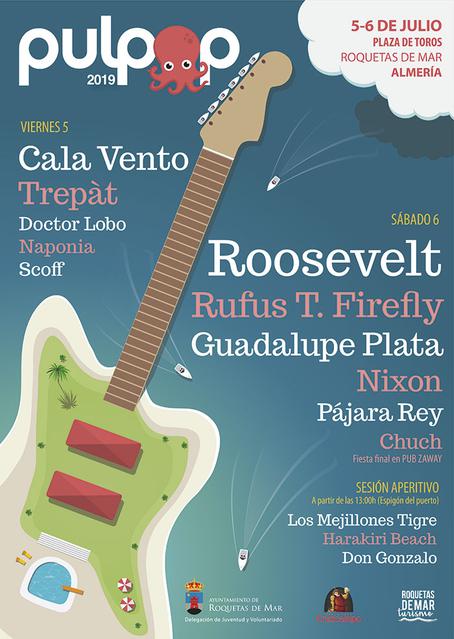 Cartel confirmaciones Pulpop 2019