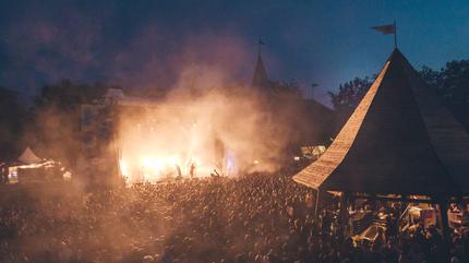 Foto vom PULS Open Air bei Nacht