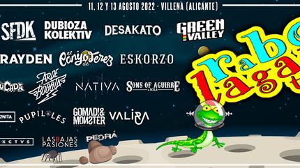 Rabolagartija cartel entradas 2022