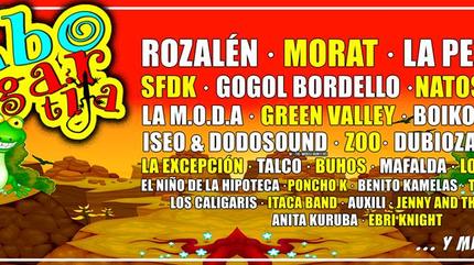 Cartel primeras confirmaciones Rabolagartija 2019