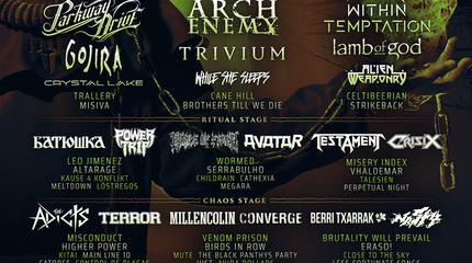 Cartel por días  confirmaciones Resurrection Fest 2019
