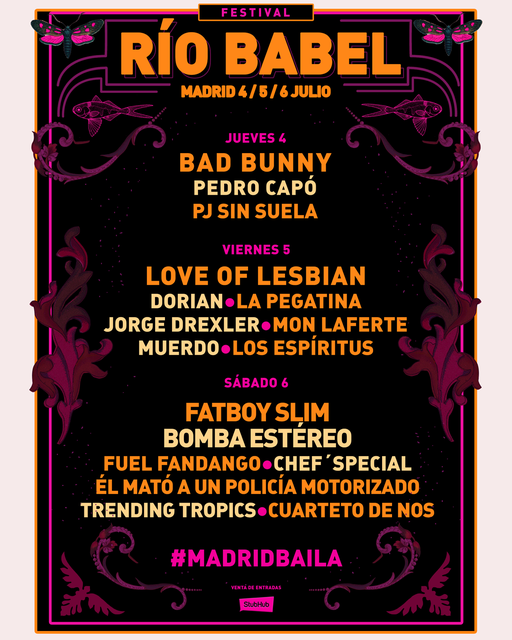 Cartel Río Babel 2019