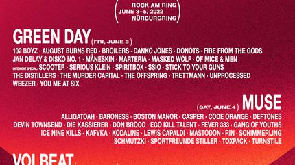 Rock am Ring 2022 line up tickets