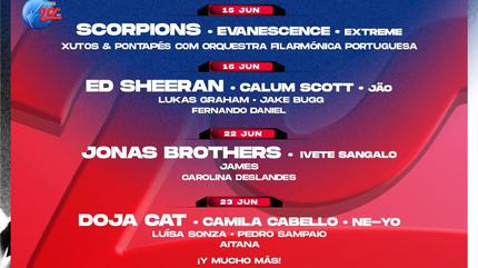 Rock in Rio Lisboa line up