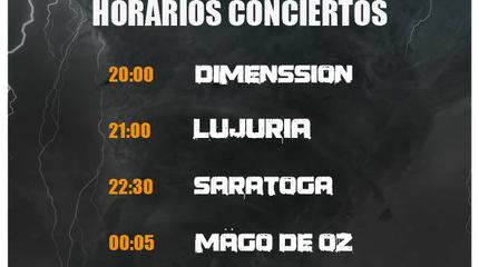 Horarios Rockefort Festival