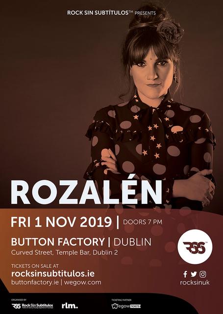Viernes 1 Noviembre 2019 / 19 horas @ The Button Factory, Dublín